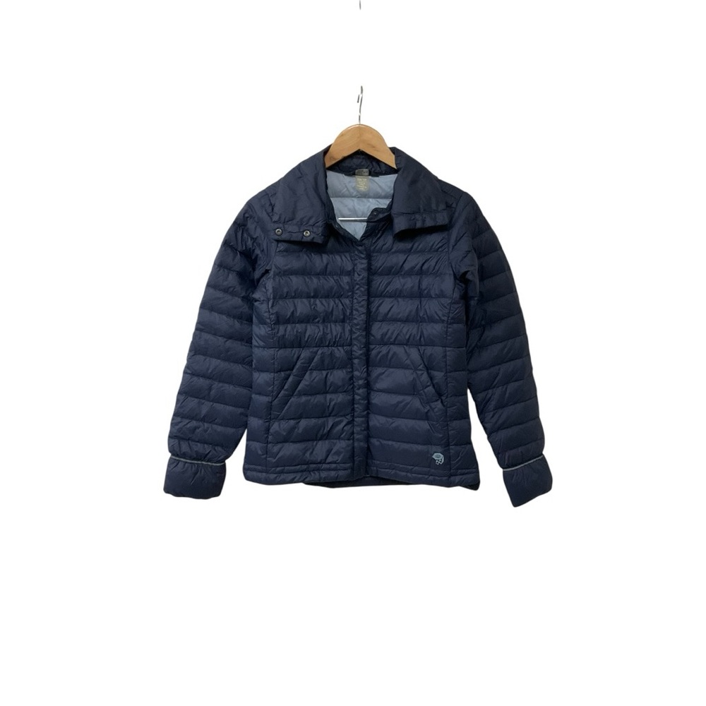 Mountain Hardwear PackDown 650 Down Puffer Jacket Blue Navy Womens XS